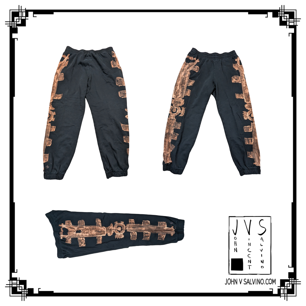Bleach Painted Sweatpants XL — John Vincent Salvino